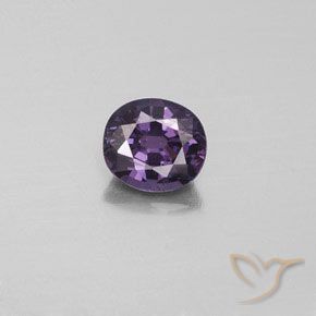 1.10ct Naturale Viola medio Spinello, Ovale, VS-SI
