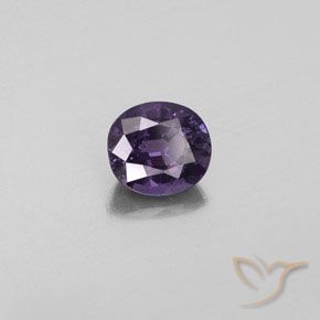Spinello Viola medio naturale da 1.10 ct, Ovale, VS-SI