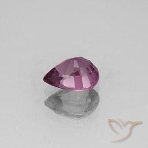 Spinello Viola scuro naturale da 1.09 ct, Forma a pera, VVS