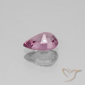 Spinello Viola chiaro naturale da 1.06 ct, Forma a pera, VVS-VS