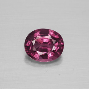 Spinello naturale rosa da 1,01 ct, taglio ovale, VVS