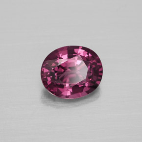Spinello naturale rosa da 1,01 ct, taglio ovale, VVS
