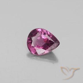 Spinello Viola medio-scuro naturale da 1.03 ct, Forma a pera, VS