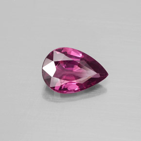Spinello naturale rosa da 1,19 ct, taglio a pera, VS