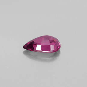 Spinello naturale rosa da 1,19 ct, taglio a pera, VS