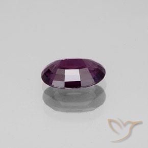 Spinello Viola scuro naturale da 1.36 ct, Ovale, VVS