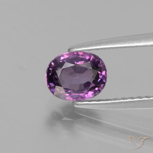 1.16ct Naturale Uva Rosata Spinello, Ovale, VS