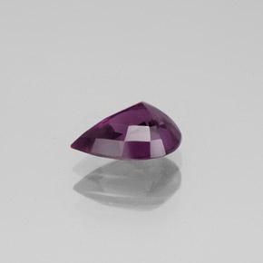Spinello naturale porpora da 1,07 ct, taglio a pera, VVS-VS