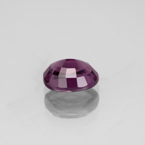 Spinello Viola scuro naturale da 1.40 ct, Taglio ovale, VS