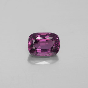 Spinello naturale viola da 1,16 ct, taglio a cuscino, VS