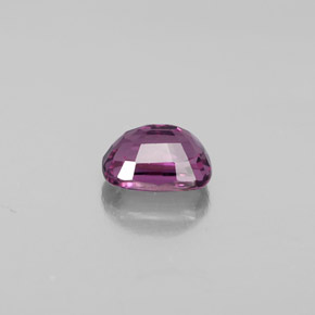 Spinello naturale viola da 1,16 ct, taglio a cuscino, VS