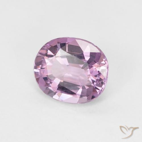 Spinello Viola chiaro naturale da 1.04 ct, Ovale, VVS-VS