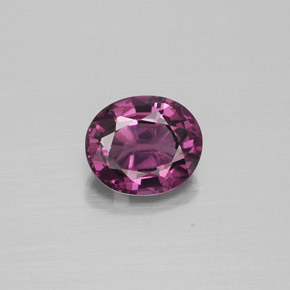 Spinello naturale rosa da 1,00 ct, taglio ovale, VVS