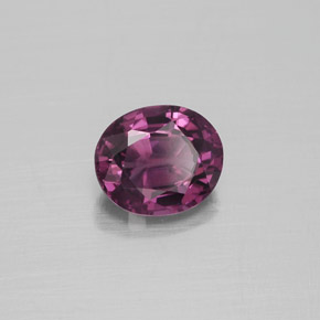 Spinello naturale rosa da 1,00 ct, taglio ovale, VVS