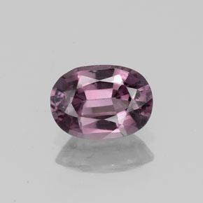 Spinello naturale porpora da 1,02 ct, taglio ovale, VS