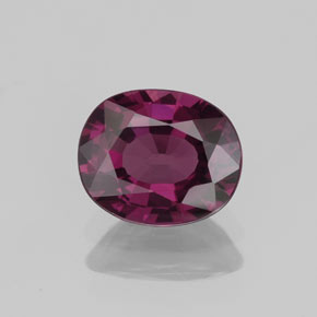 Spinello naturale rosa da 1,25 ct, taglio ovale, VVS