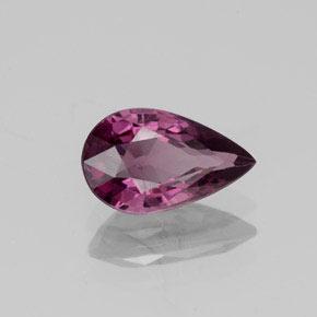 Spinello Viola medio-scuro naturale da 1.27 ct, Forma a pera, VS