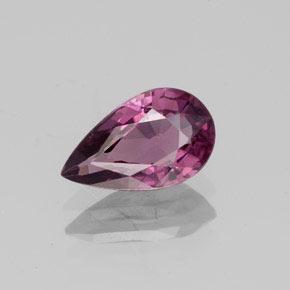 Spinello Viola medio-scuro naturale da 1.27 ct, Forma a pera, VS
