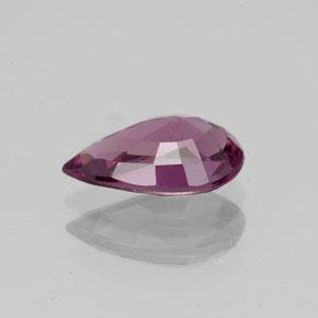 Spinello Viola medio-scuro naturale da 1.27 ct, Forma a pera, VS