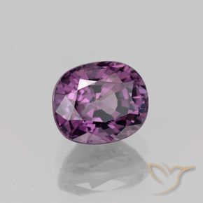 Spinello naturale porpora da 1,27 ct, taglio ovale, VVS-VS