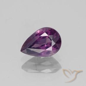 1.06ct Naturale Uva Rosata Spinello, Forma a pera, SI