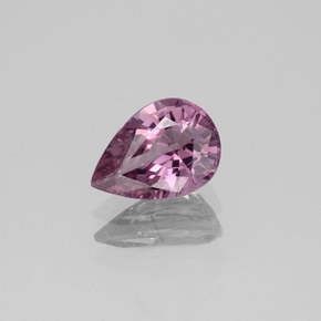 Spinello naturale rosa da 1,33 ct, taglio a pera, VVS-VS