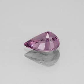 Spinello naturale rosa da 1,33 ct, taglio a pera, VVS-VS
