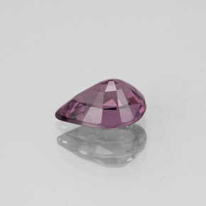 Spinello naturale rosa da 1,42 ct, taglio a pera, VS