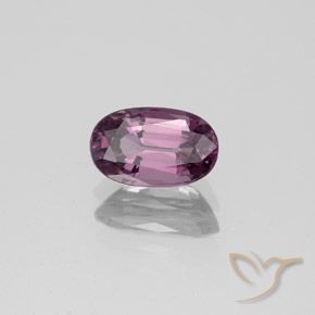 Spinello Tonalità rosso lampone naturale da 1.20 ct, Ovale, VVS-VS
