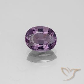 1.32ct Naturale Viola grigiastro Spinello, Ovale, VS-SI