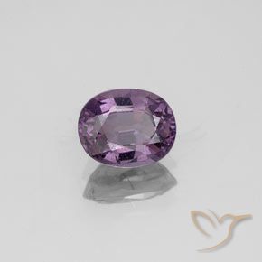 Spinello Viola grigiastro naturale da 1.32 ct, Ovale, VS-SI