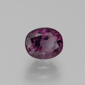 Spinello naturale porpora da 1,19 ct, taglio ovale, VVS