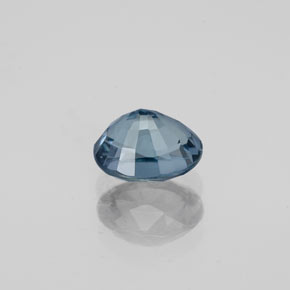 Spinello naturale blu da 1,20 ct, taglio ovale, VVS