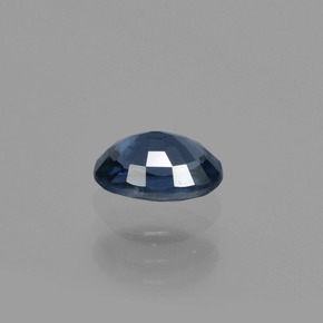 Spinello naturale blu da 0,74 ct, taglio ovale, VS