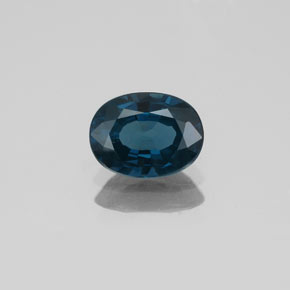Spinello naturale blu da 1,09 ct, taglio ovale, SI