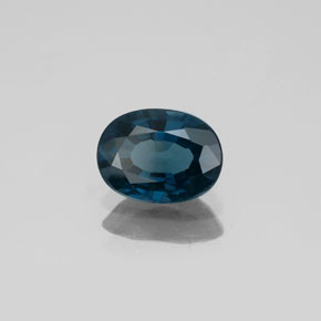 Spinello naturale blu da 1,09 ct, taglio ovale, SI