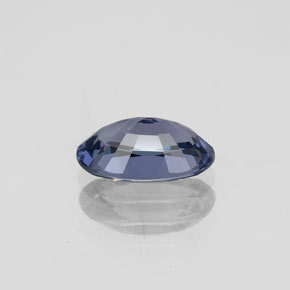 Spinello naturale blu da 1,28 ct, taglio ovale, VVS