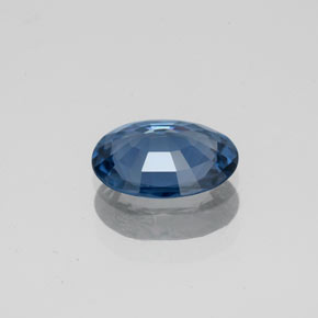 Spinello naturale blu da 1,22 ct, taglio ovale, VS
