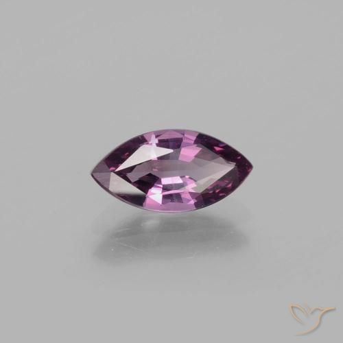 Spinello Viola scuro naturale da 1.27 ct, Taglio marquise, VS