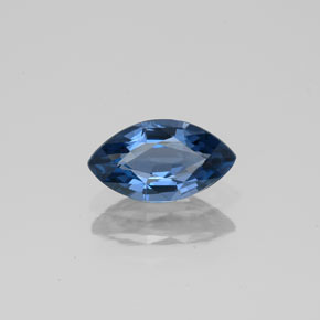 Spinello naturale blu da 0,98 ct, marchesa, VS-SI