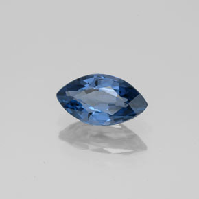 Spinello naturale blu da 0,98 ct, marchesa, VS-SI