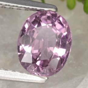 Spinello naturale porpora da 1,33 ct, taglio ovale, VS