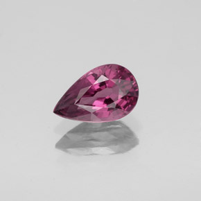 Spinello naturale viola da 1,08 ct, taglio a pera, VS