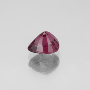 Spinello naturale rosso da 1,06 ct, taglio a pera, VS