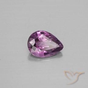Spinello Viola medio-chiaro naturale da 1.00 ct, Forma a pera, VS