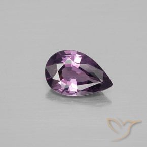 1.12ct Naturale Viola medio Spinello, Forma a pera, VS, Photo A