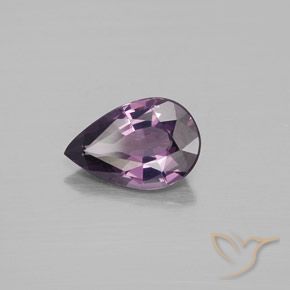 Spinello Viola medio naturale da 1.12 ct, Forma a pera, VS