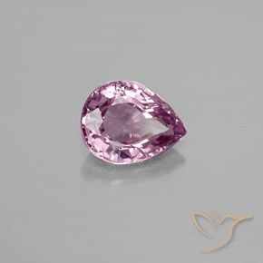 Spinello Grigio-Viola naturale da 1.15 ct, Forma a pera, VS