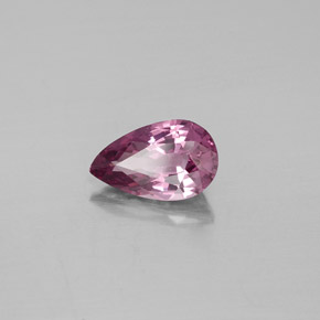 Spinello Viola medio naturale da 1.24 ct, Forma a pera, VVS