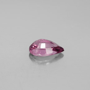 Spinello Viola medio naturale da 1.24 ct, Forma a pera, VVS